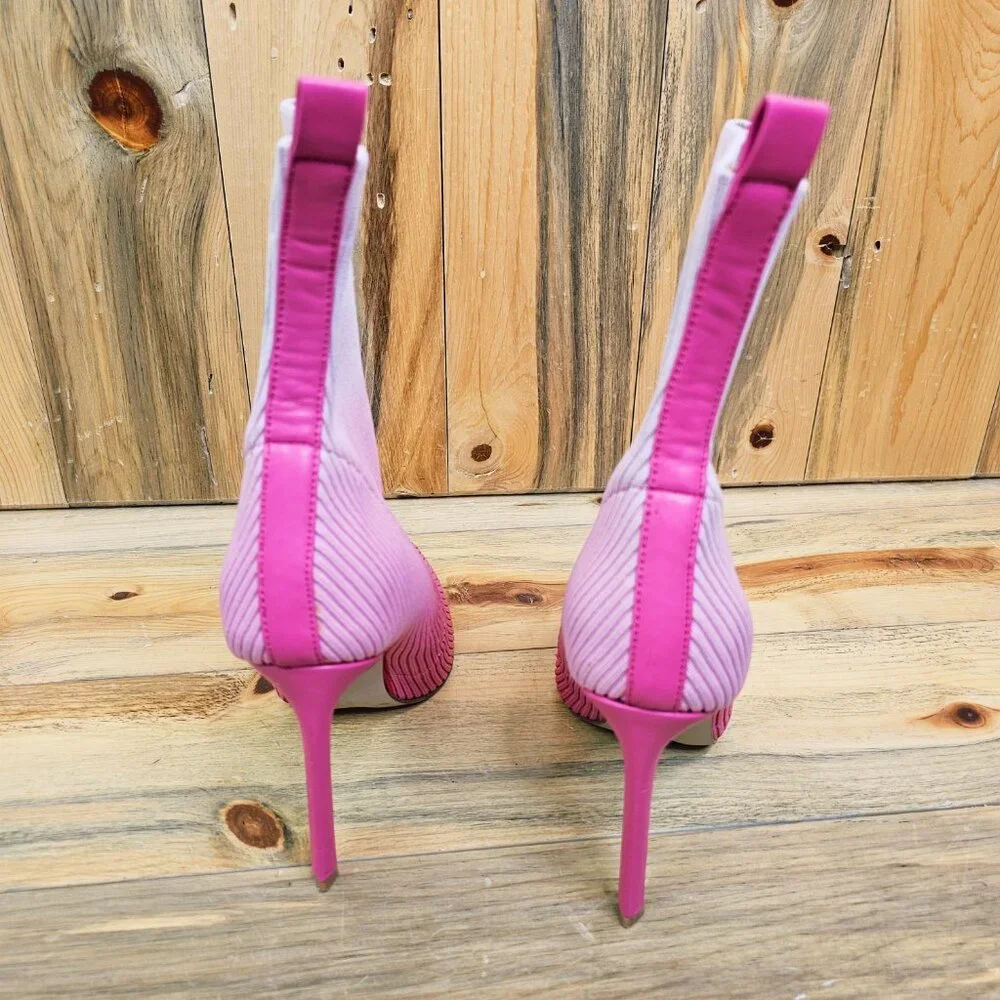 Steve Madden Dianne Pink Ombré Knit Sock Boot Size 9.5 - Picture 5 of 7